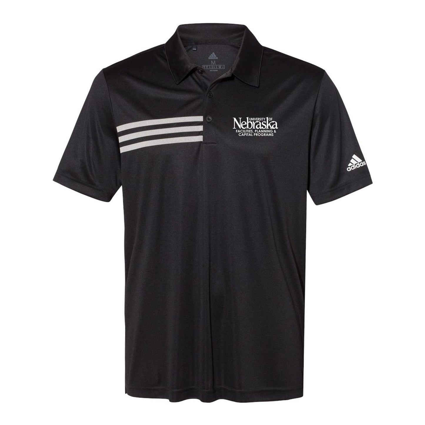 Mens Adidas 3-Stripe Sport Shirt