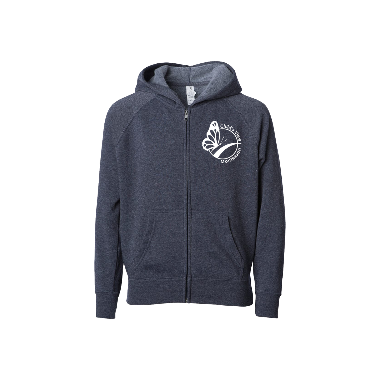 Youth Raglan Zip Hoodie