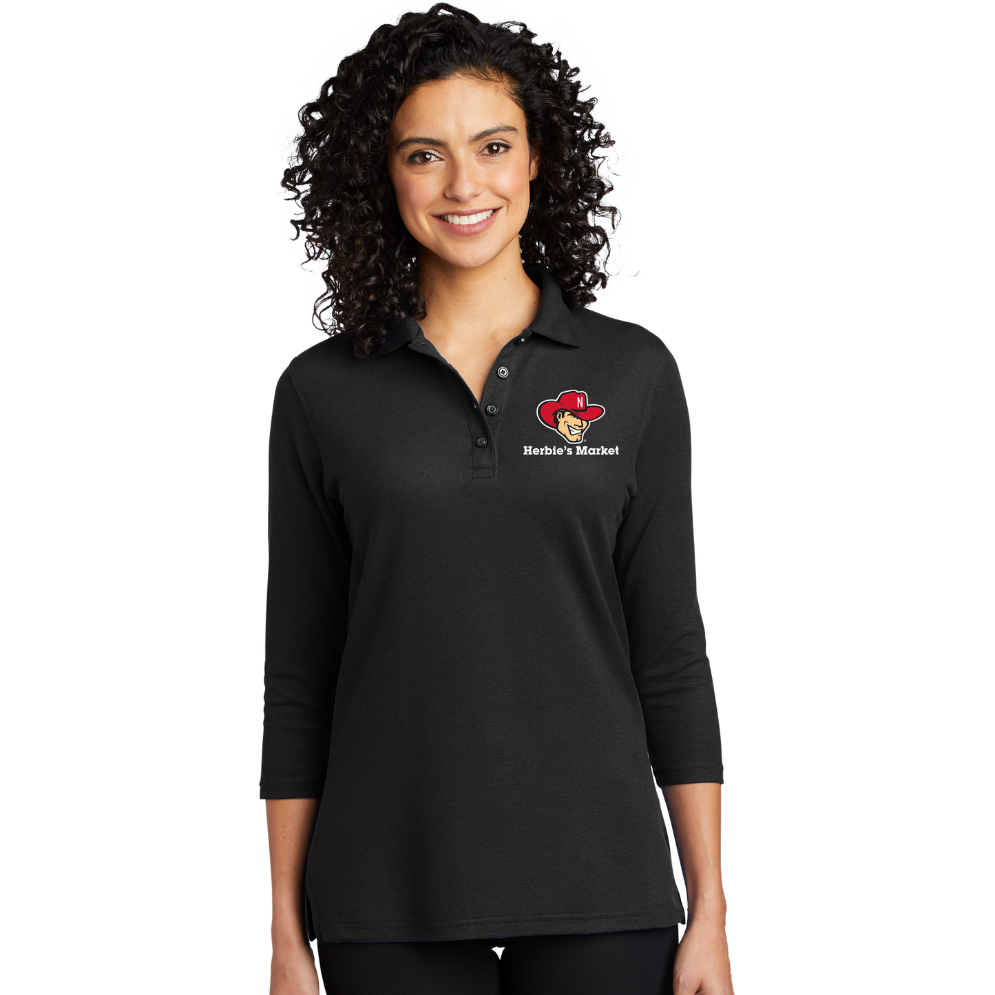 Ladies Silk Touch™ 3/4-Sleeve Polo