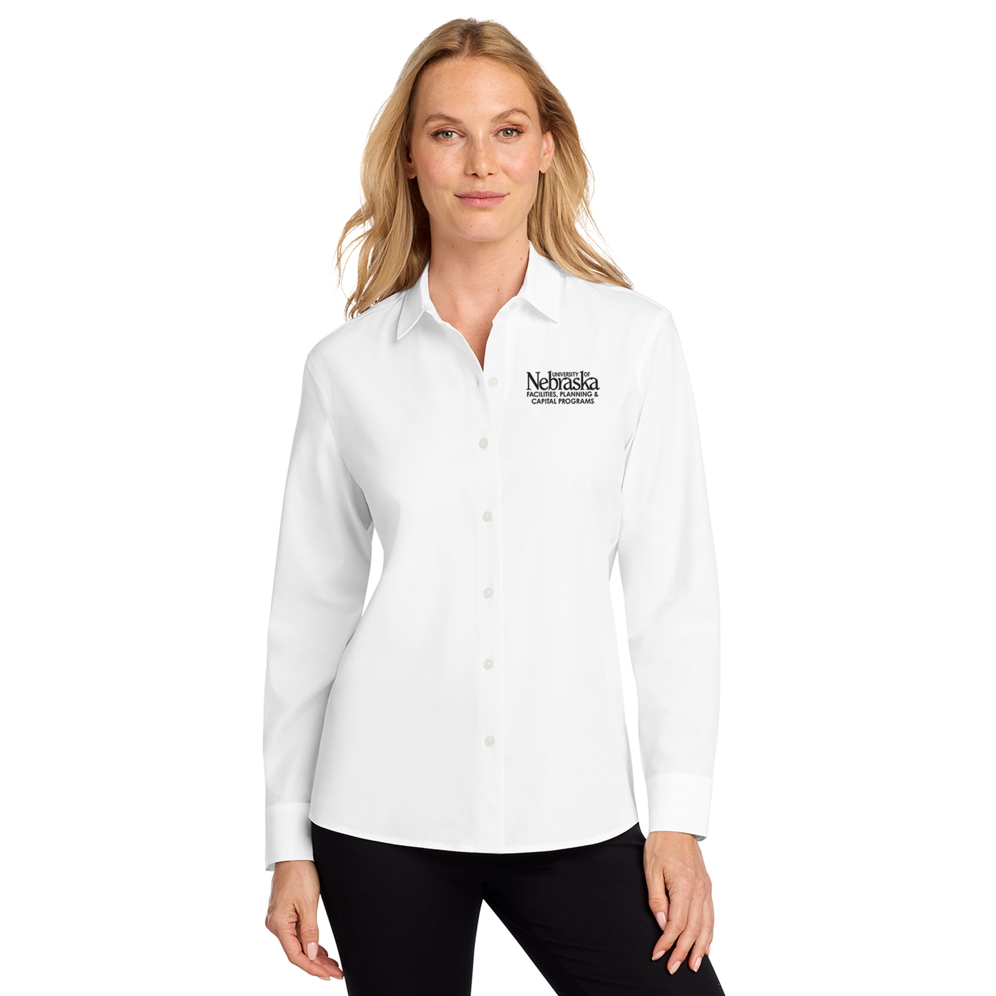Women's Long Sleeve Stretch Woven Shirt