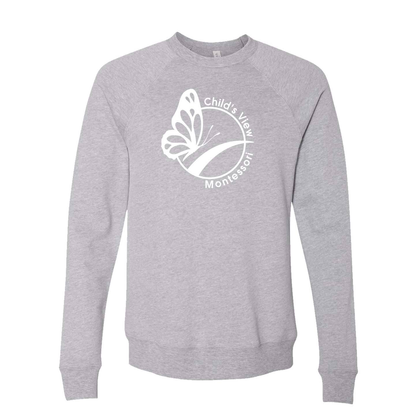 Bella/Canvas Sponge Fleece Raglan Crewneck Sweatshirt