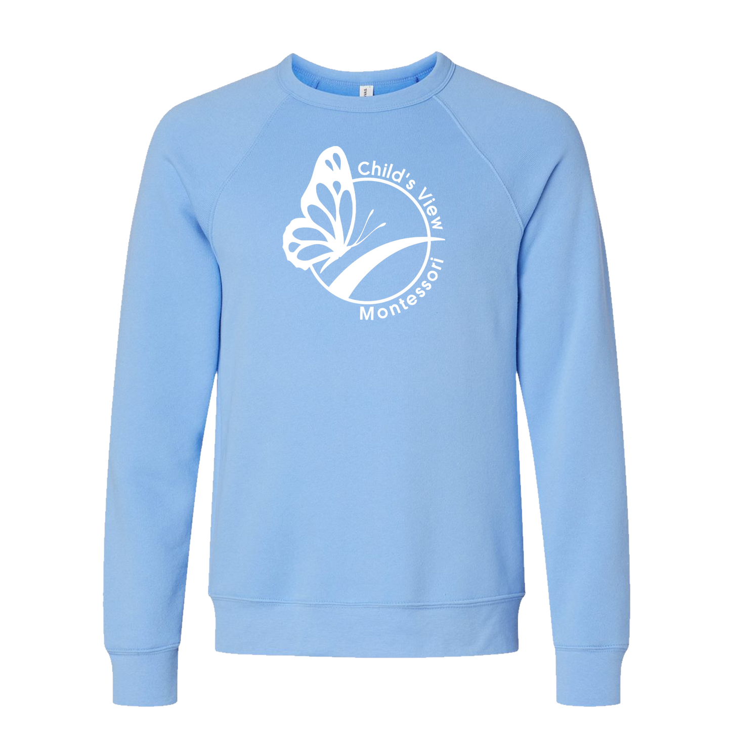 Bella/Canvas Sponge Fleece Raglan Crewneck Sweatshirt