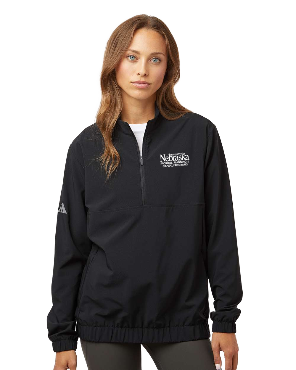 Adidas Women's Stretch Woven Half-Zip Pullover