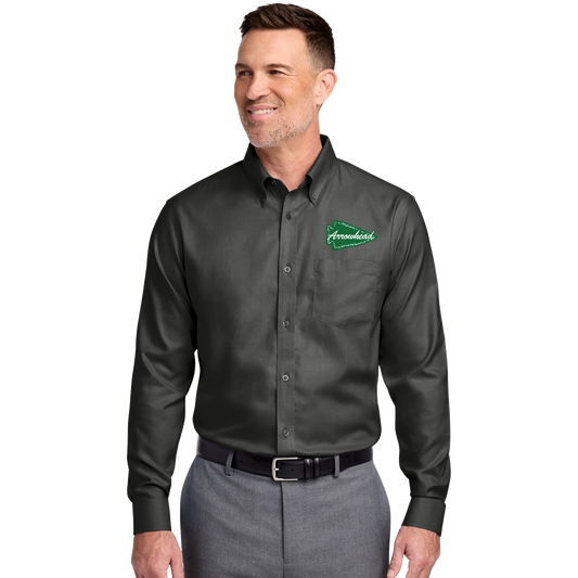 Brooks Brothers® Wrinkle-Free Stretch Nailhead Shirt Arrowhead