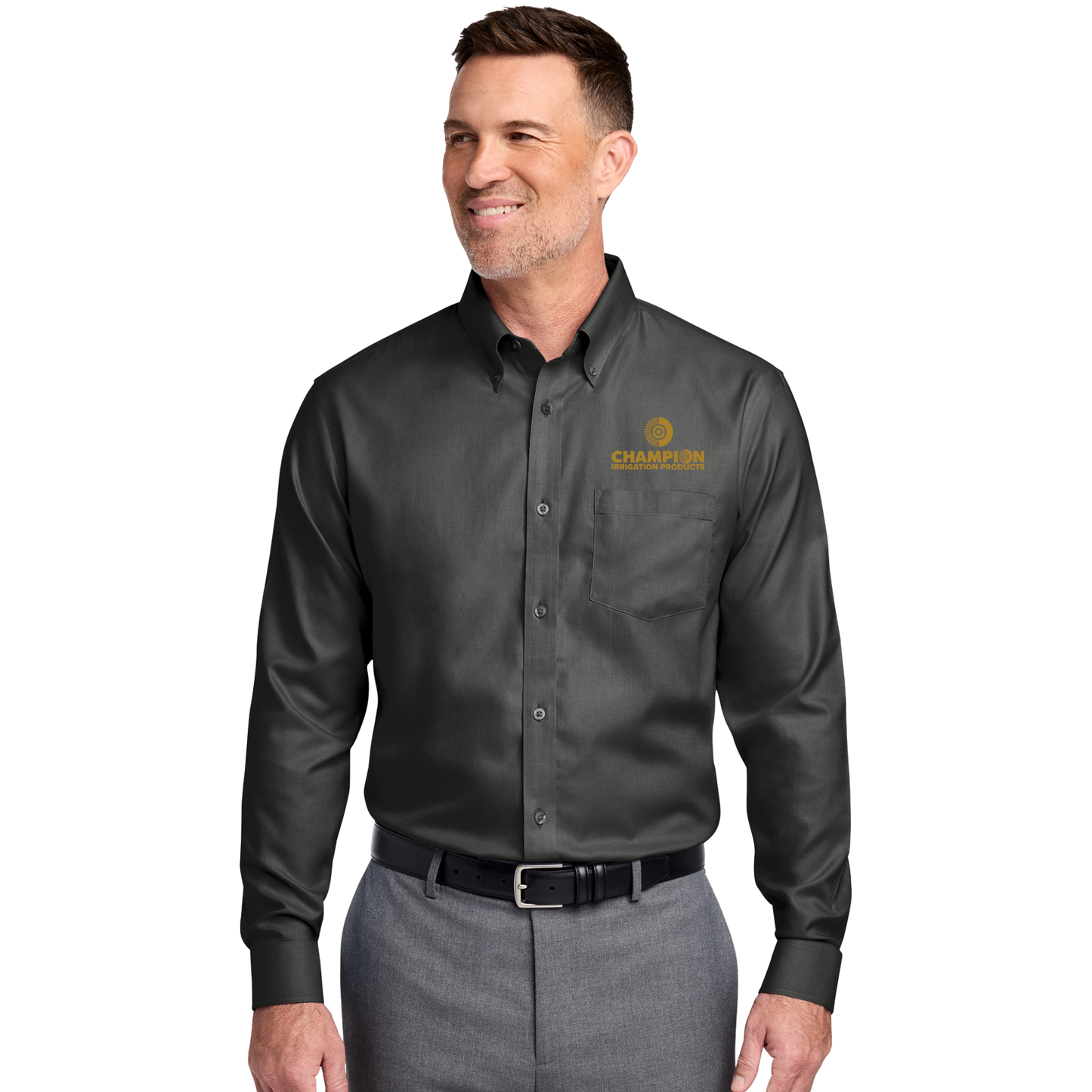 Brooks Brothers® Wrinkle-Free Stretch Nailhead Shirt Champion Irrigation