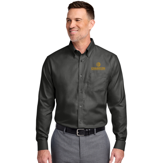 Brooks Brothers® Wrinkle-Free Stretch Nailhead Shirt Champion Irrigation