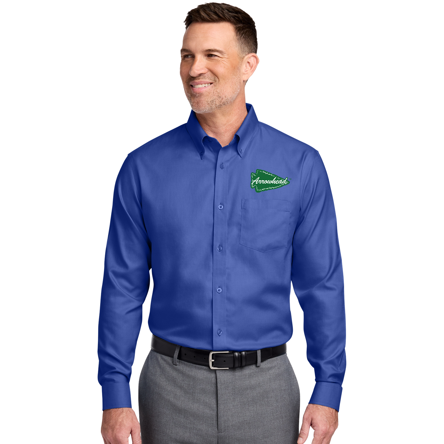 Brooks Brothers® Wrinkle-Free Stretch Nailhead Shirt Arrowhead