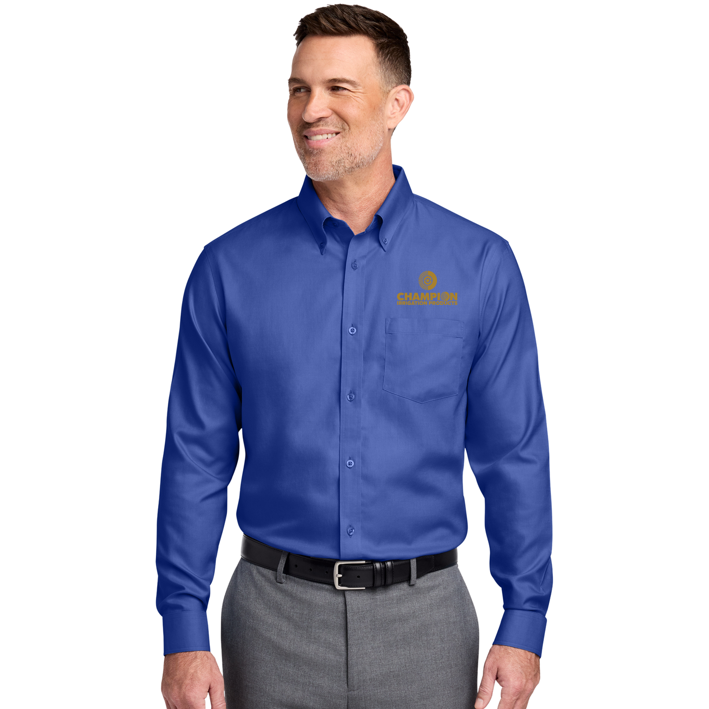 Brooks Brothers® Wrinkle-Free Stretch Nailhead Shirt Champion Irrigation