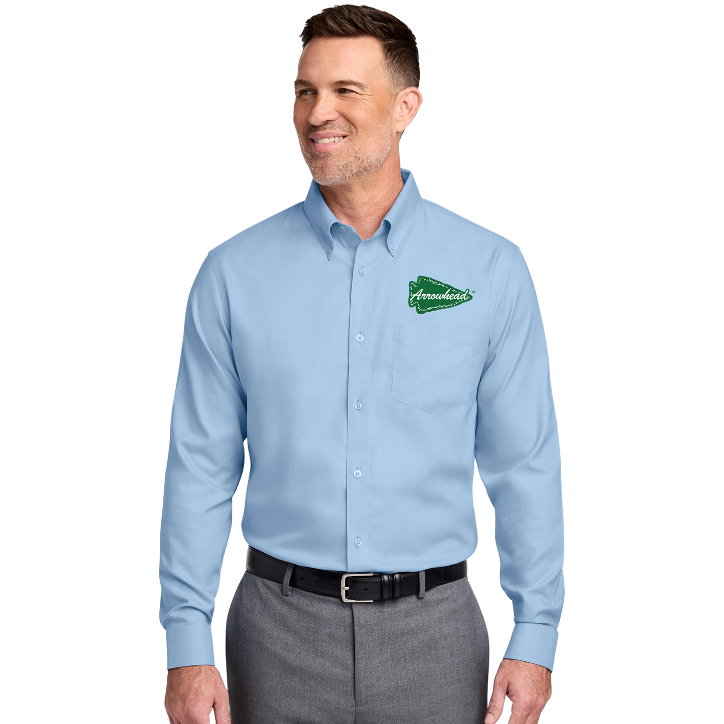 Brooks Brothers® Wrinkle-Free Stretch Nailhead Shirt Arrowhead