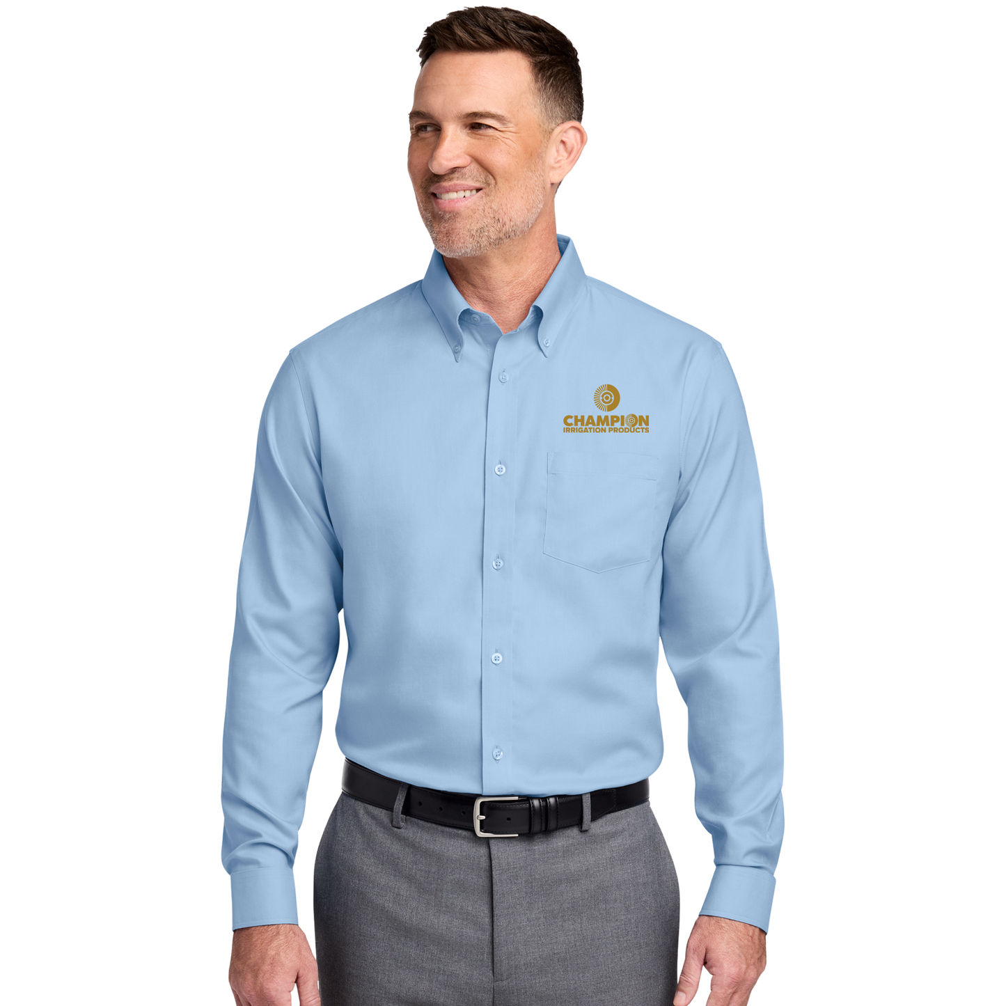 Brooks Brothers® Wrinkle-Free Stretch Nailhead Shirt Champion Irrigation
