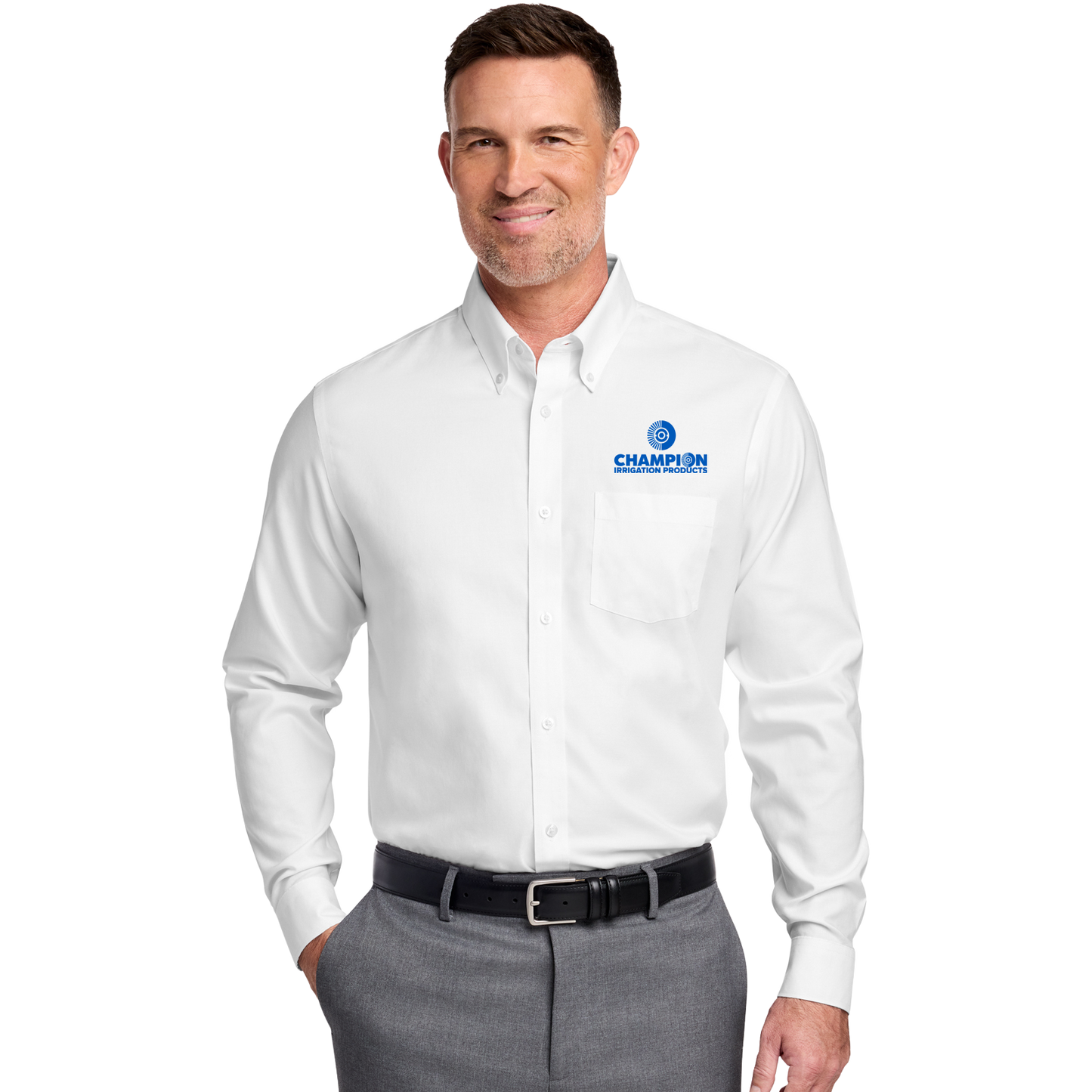 Brooks Brothers® Wrinkle-Free Stretch Nailhead Shirt Champion Irrigation