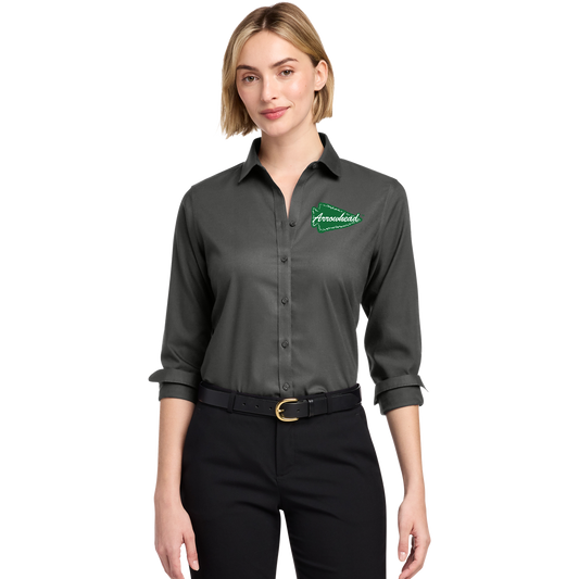 Brooks Brothers® Women’s Wrinkle-Free Stretch Nailhead Shirt Arrowhead