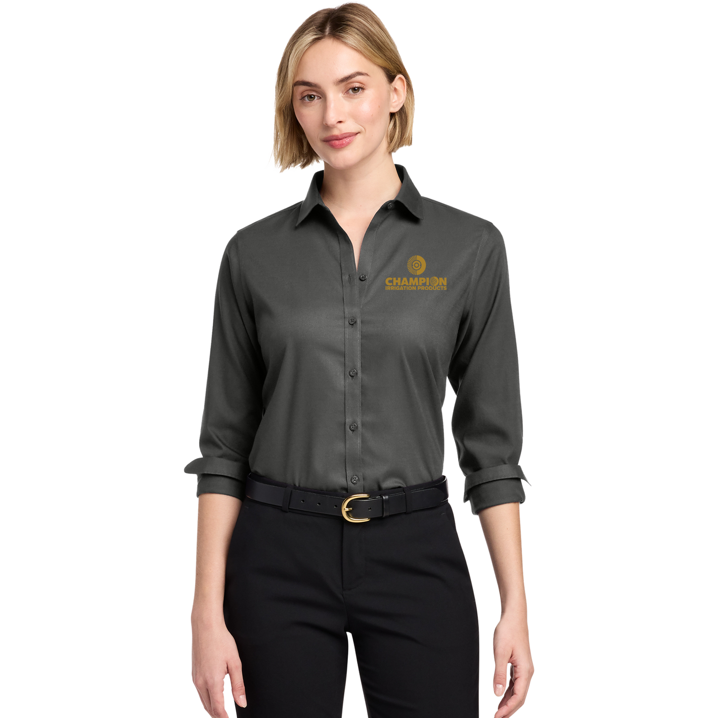 Brooks Brothers® Women’s Wrinkle-Free Stretch Nailhead Shirt Champion Irrigation