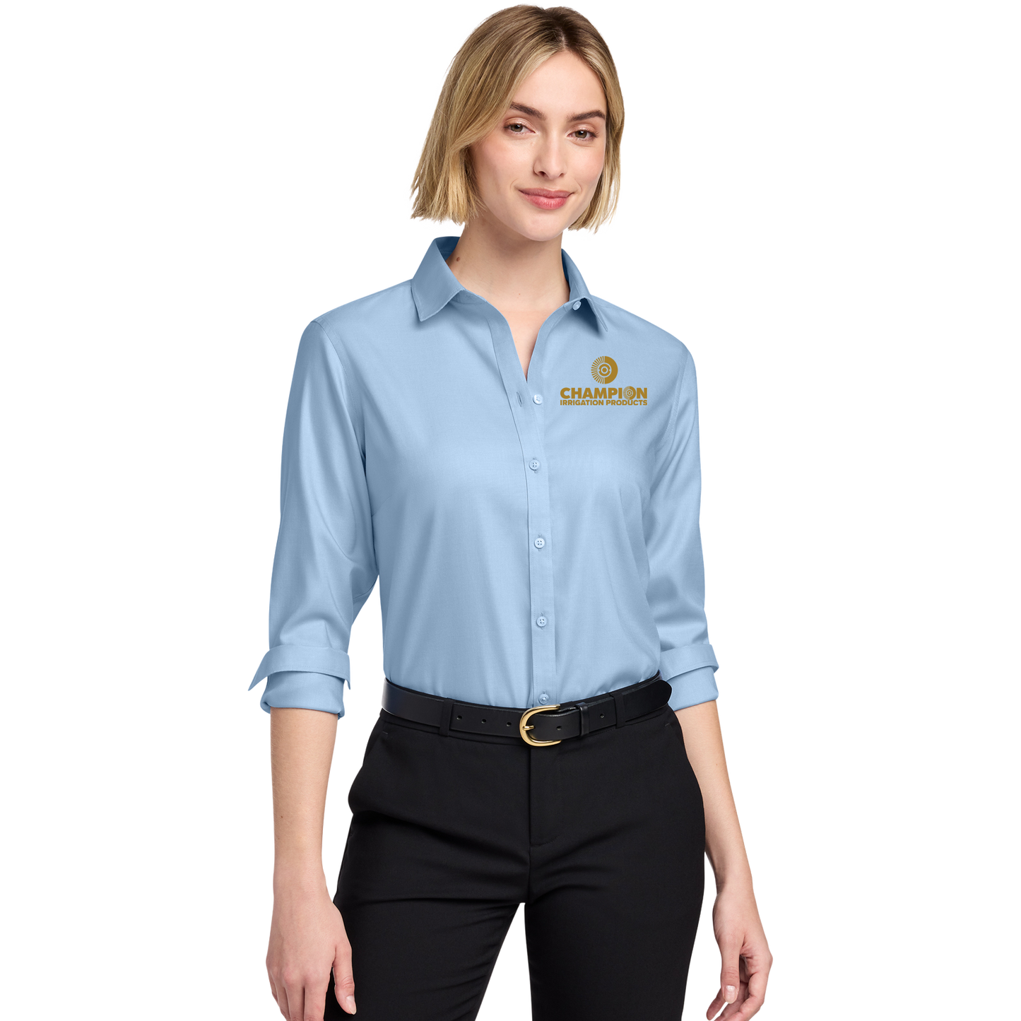 Brooks Brothers® Women’s Wrinkle-Free Stretch Nailhead Shirt Champion Irrigation