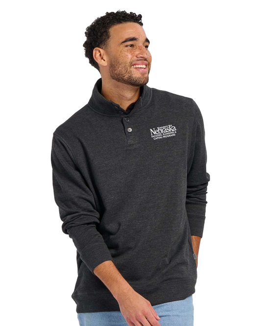 Boxercraft-Men's French Terry Button Pullover