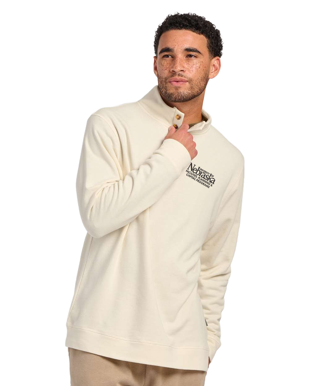 Boxercraft-Men's French Terry Button Pullover