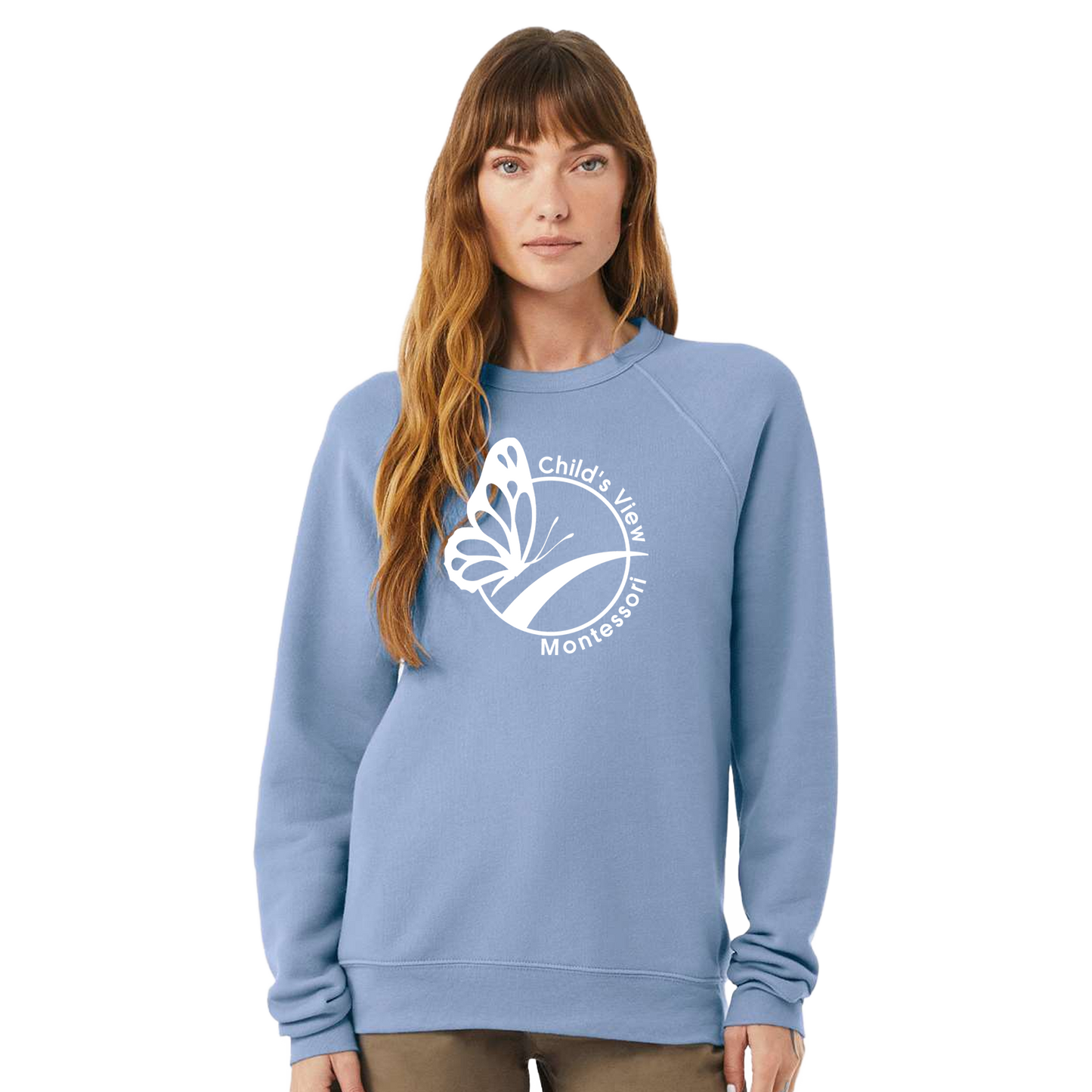 Bella/Canvas Sponge Fleece Raglan Crewneck Sweatshirt