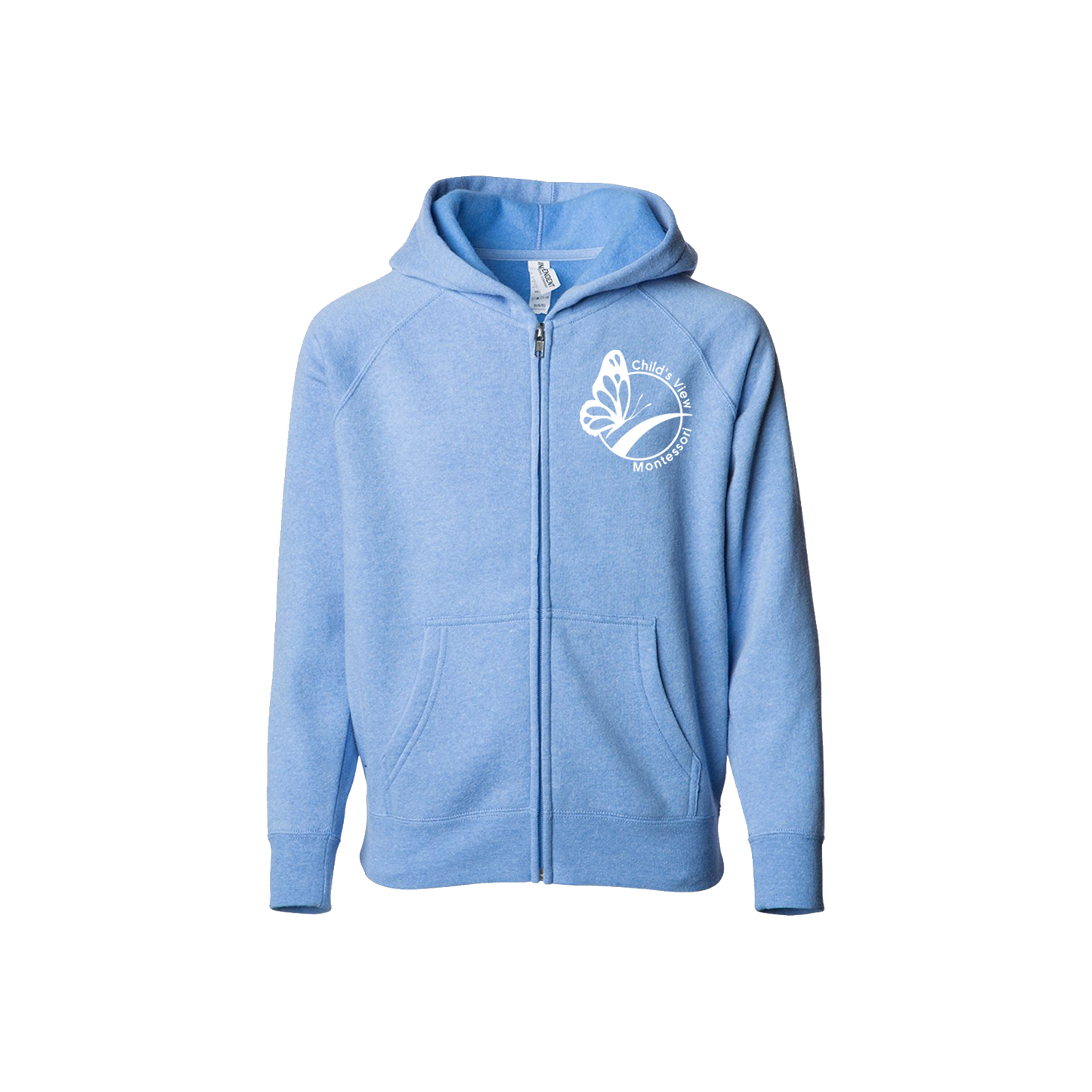 Youth Raglan Zip Hoodie