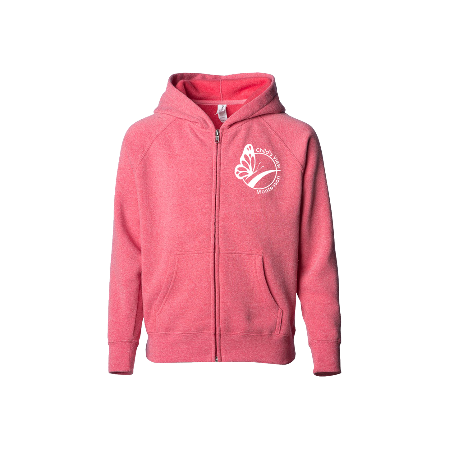 Youth Raglan Zip Hoodie