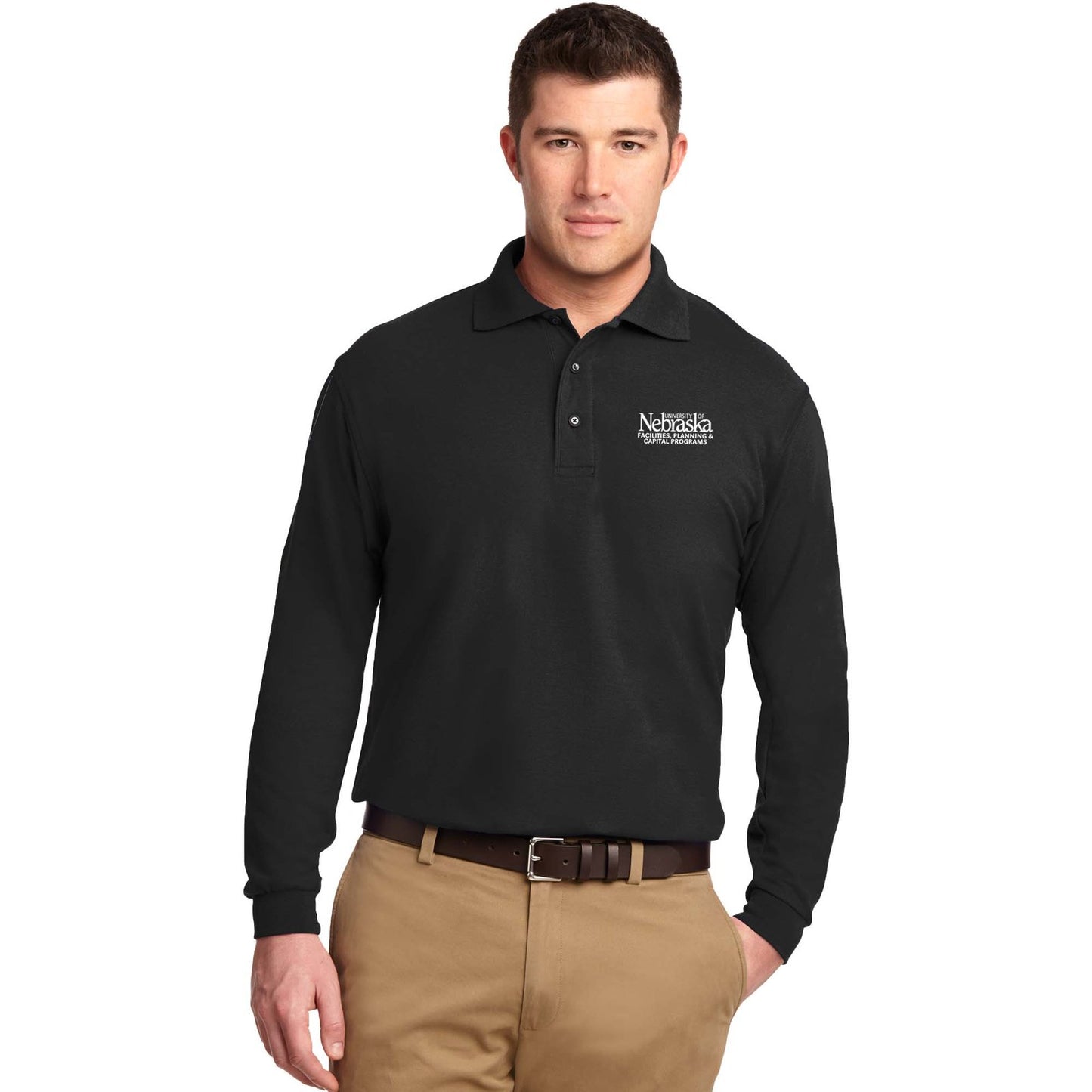 Port Authority Silk Touch Long Sleeve Polo