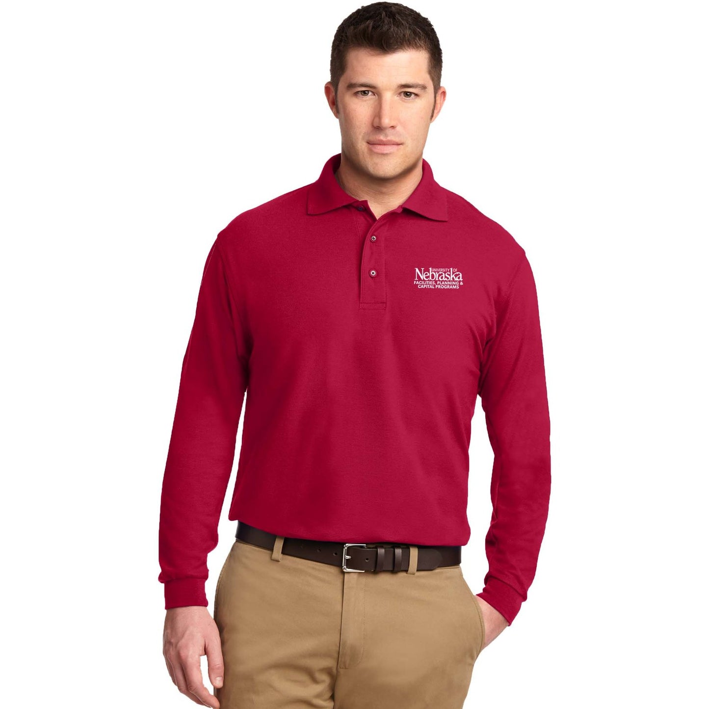 Port Authority Silk Touch Long Sleeve Polo