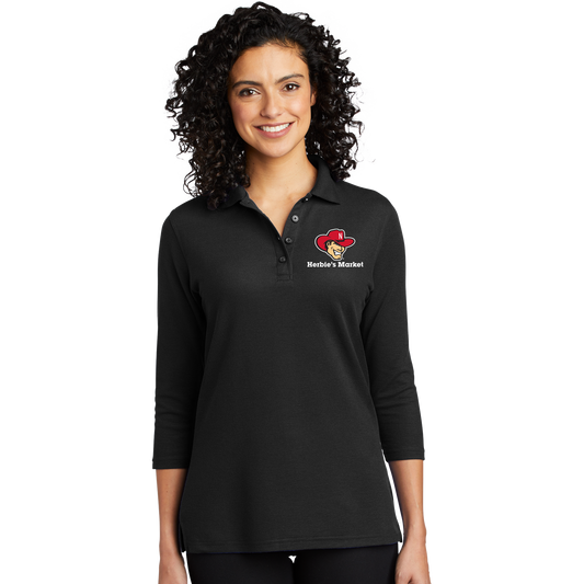 Ladies Silk Touch™ 3/4-Sleeve Polo