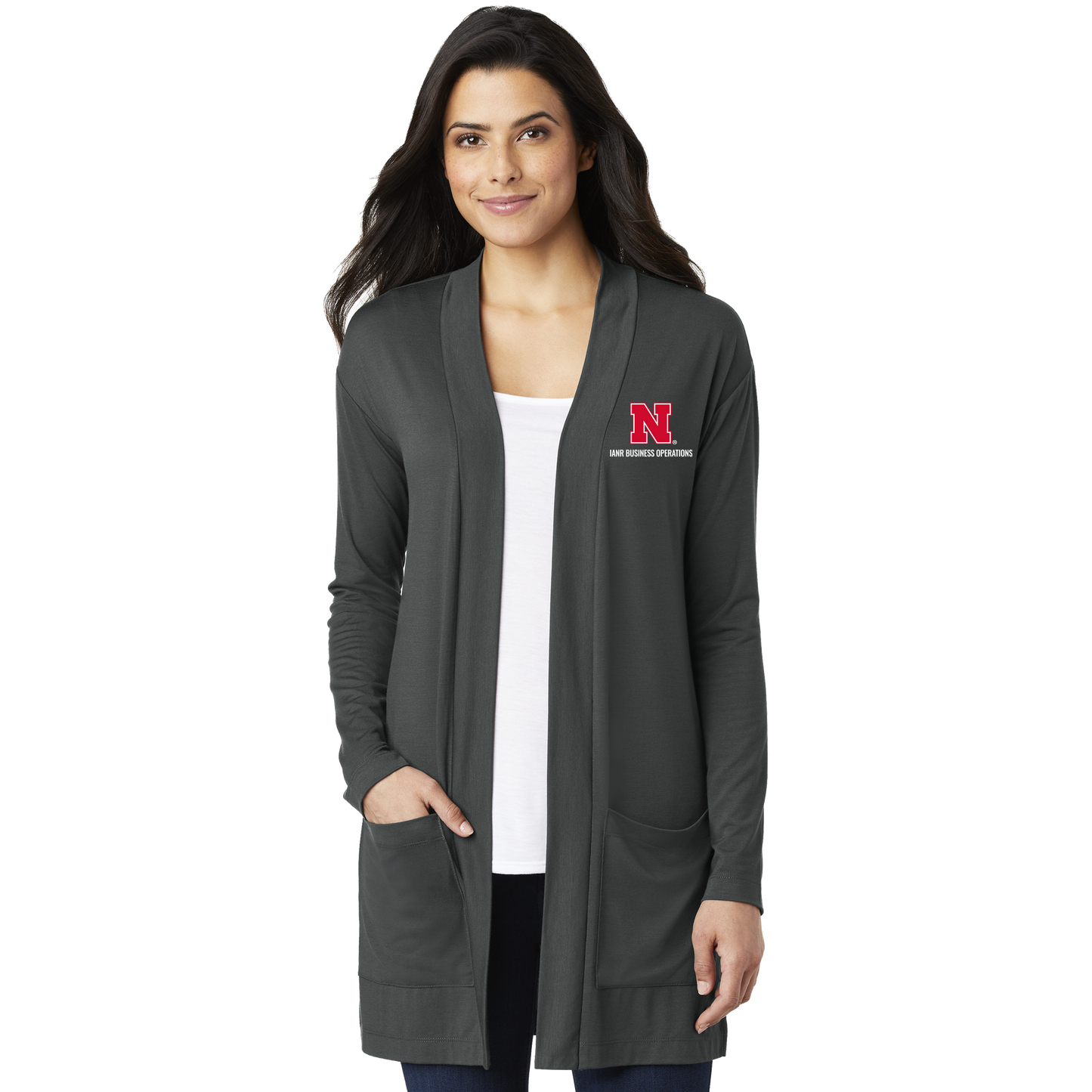 Port Authority Ladies Concept Long Pocket Cardigan