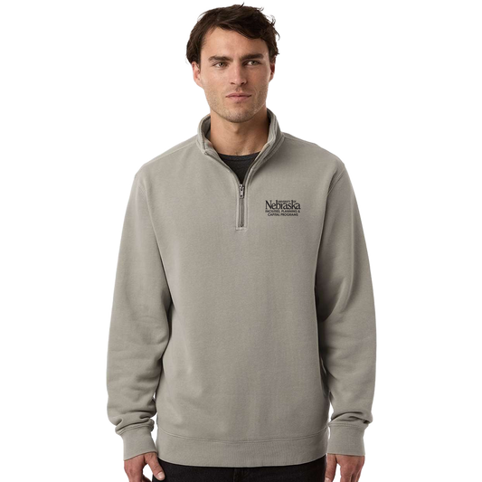 Pigment-Dyed Quarter-Zip Pullover