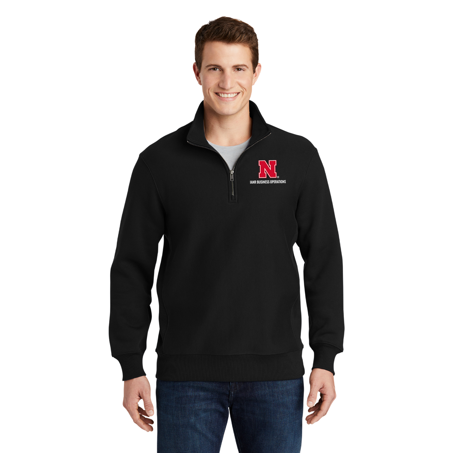 Sports-Tek® Super Heavyweight 1/4 Zip Pullover Sweatshirt