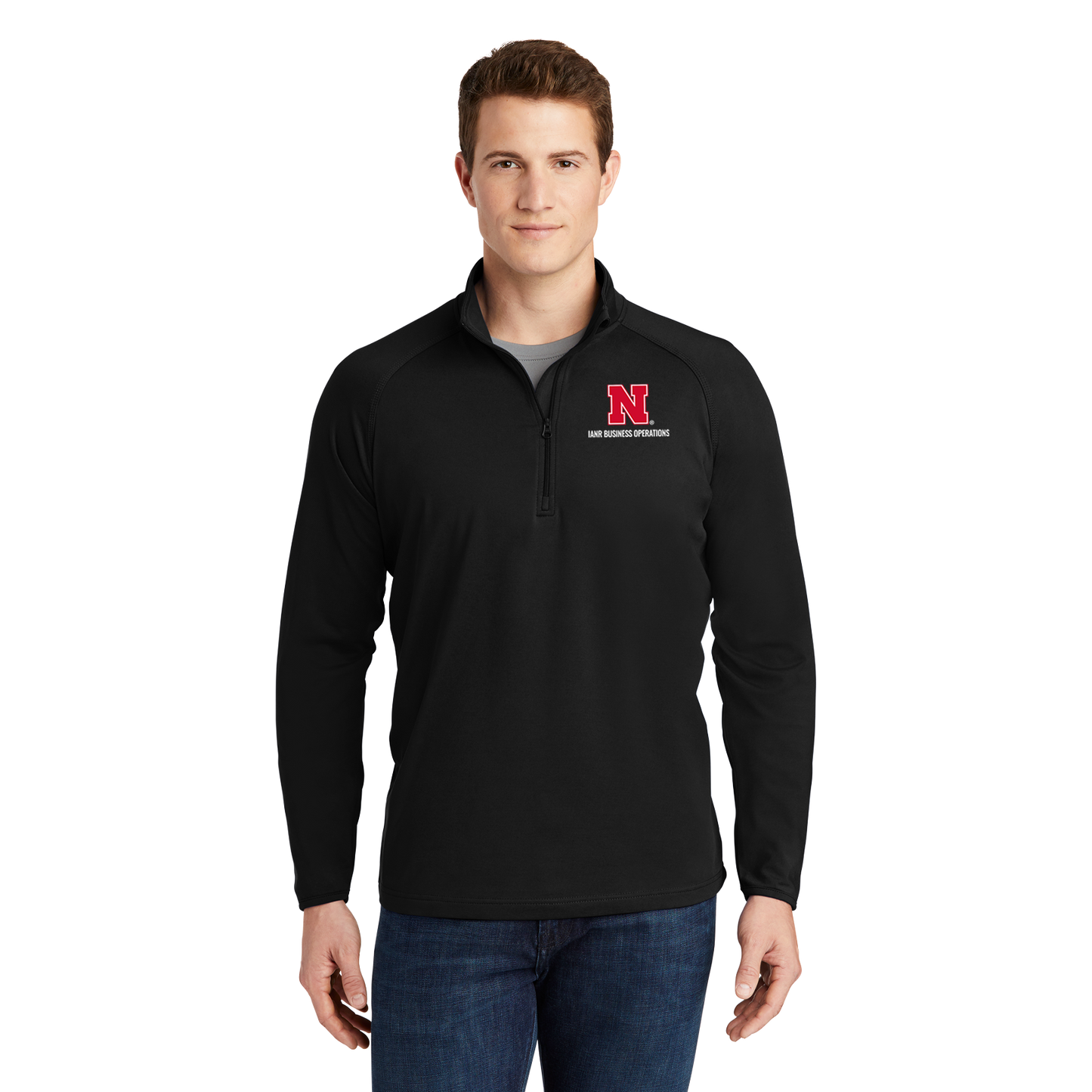 Sports-Tek® Sports Wick Stretch 1/4 Zip Pullover Sweatshirt