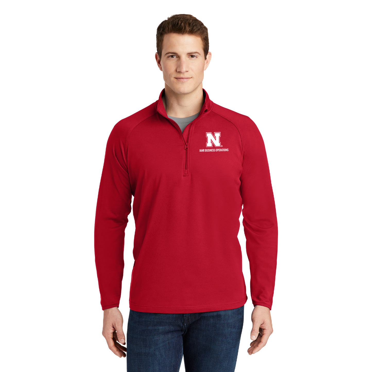 Sports-Tek® Sports Wick Stretch 1/4 Zip Pullover Sweatshirt